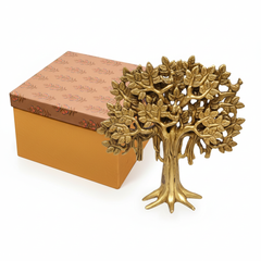 Brass Tree of Life – Handcrafted Symbolic Sculpture for Home & Office Decor 7.5 (inch)