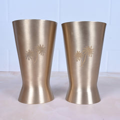 Handcrafted Kansa Lassi Glass Set of 2