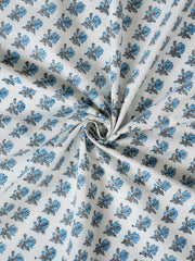 Handcrafted Block Print Bedsheet in Soft Cotton - King Size