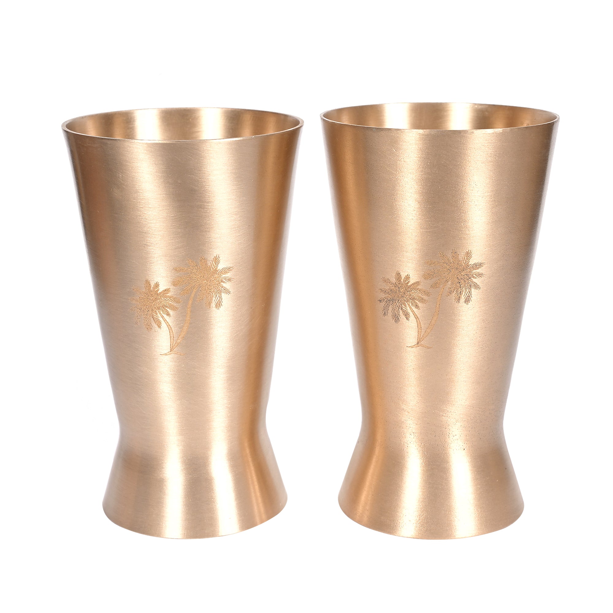 Handcrafted Kansa Lassi Glass Set of 2