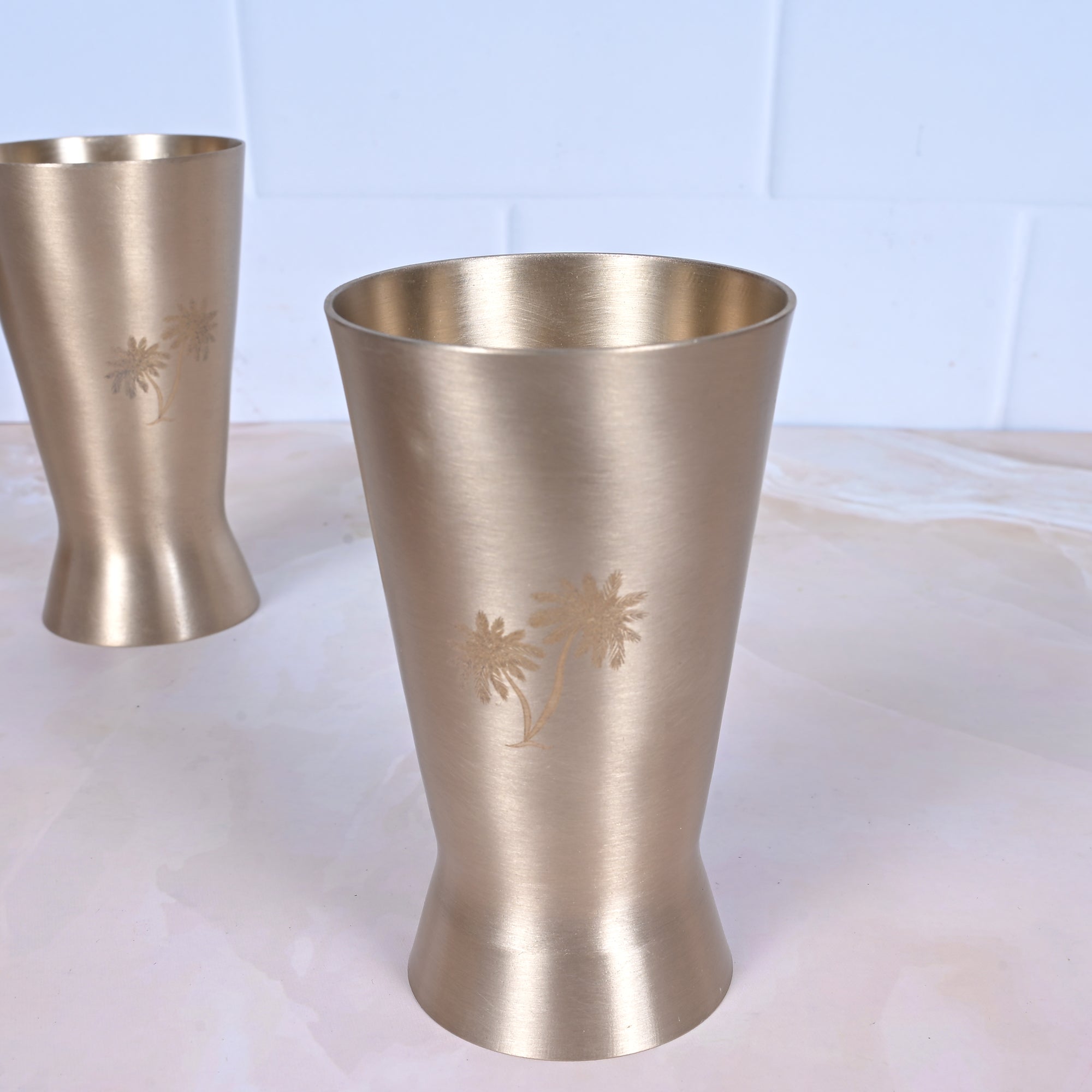 Handcrafted Kansa Lassi Glass Set of 2