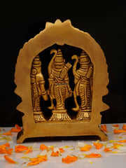 Brass Ram Darbar with Yeli Ring - 5 Inch