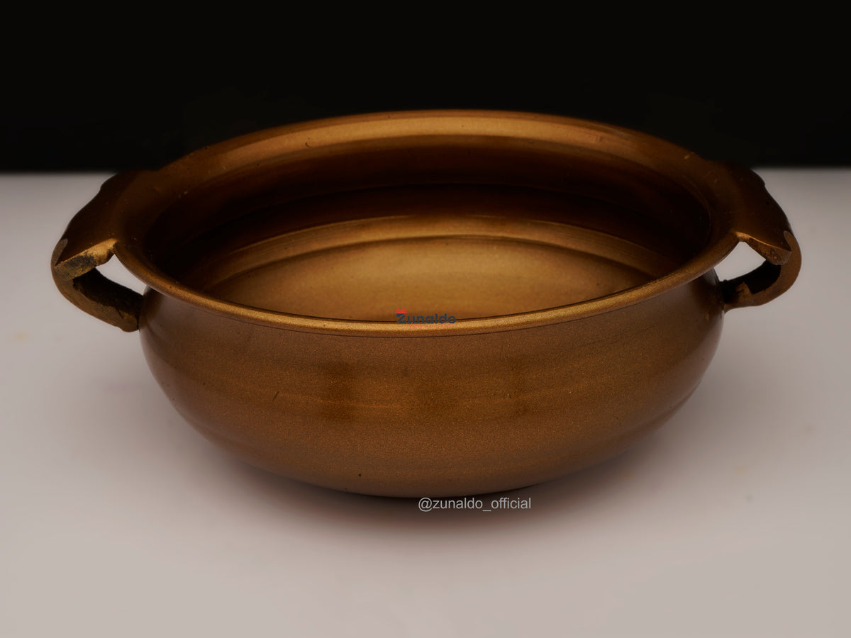 Title: Brass Urly with Handle | Decorative Bowl (5" DIA)