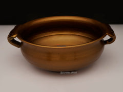 Title: Brass Urly with Handle | Decorative Bowl (5" DIA)