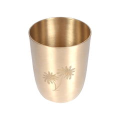 Golden Handcrafted Kansa Glass