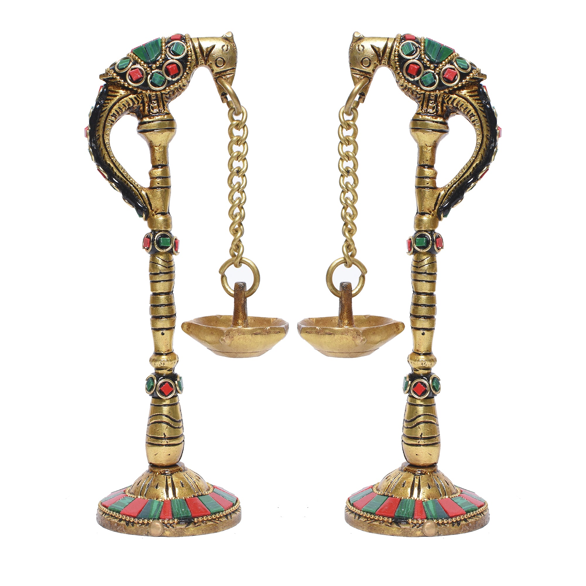 PARROT HANGING NNDIYA SET 8*2.5 IN