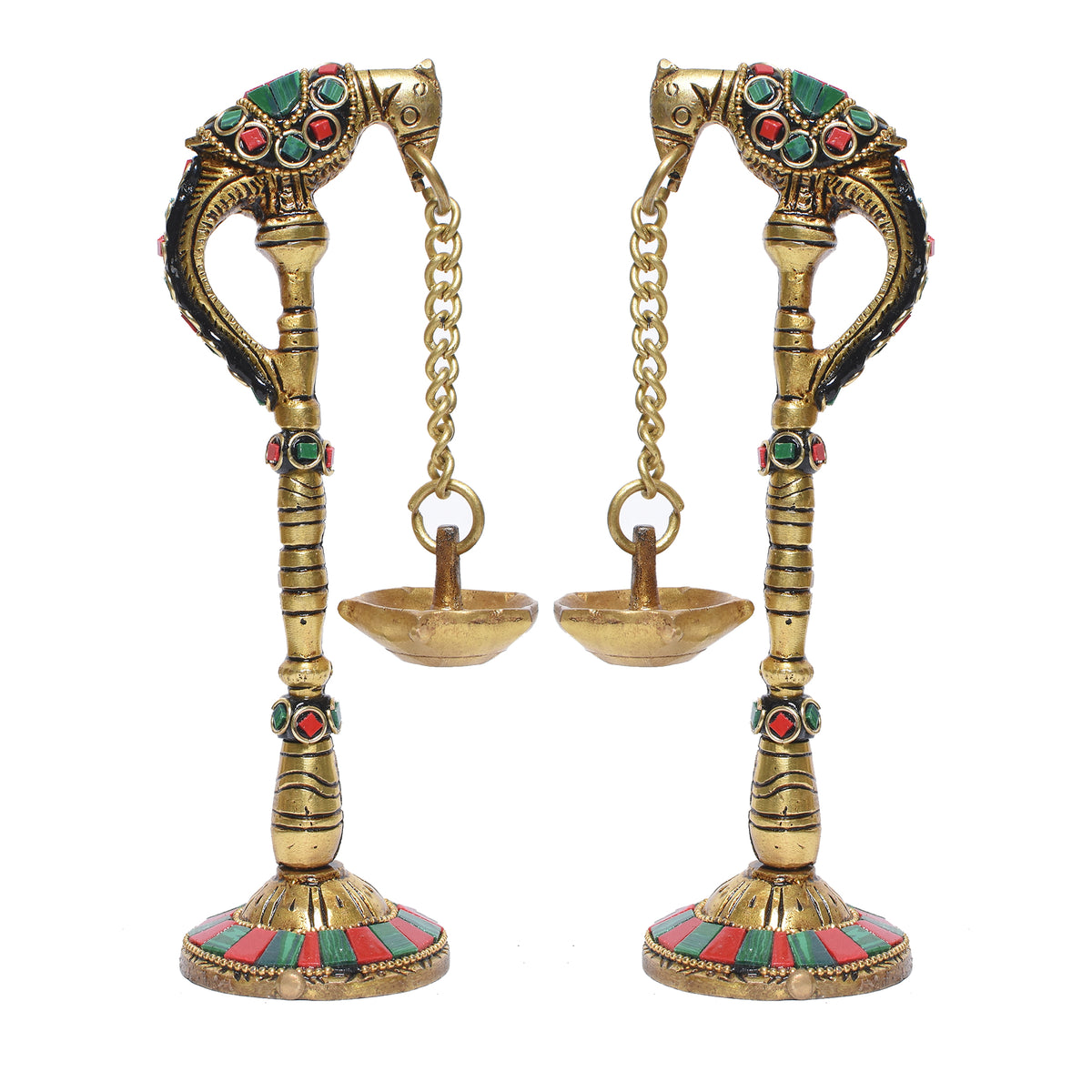 PARROT HANGING NNDIYA SET 8*2.5 IN