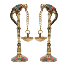 PARROT HANGING NNDIYA SET 8*2.5 IN