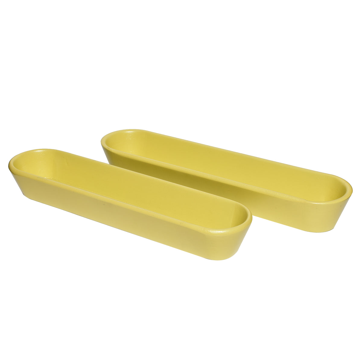 Elongated Yellow Tray – Minimalist Organizer & Serveware | 10"x3"