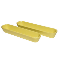 Elongated Yellow Tray – Minimalist Organizer & Serveware | 10"x3"