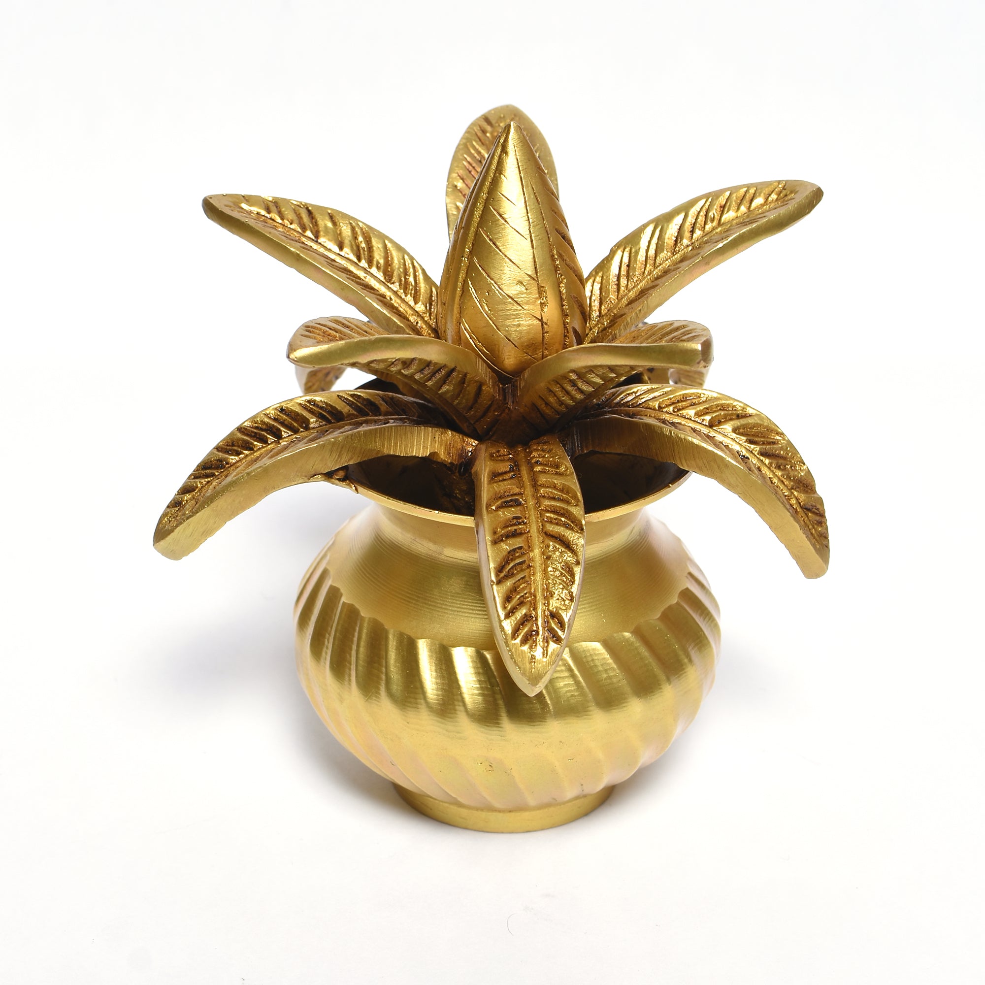 Sacred Kalash Symbol – Golden Finish for Rituals & Gifting