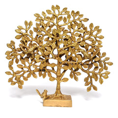 Pure Brass Kalpavriksha  tree with Birds - Tree of Life 11" (1.7Kg)