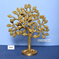 Brass Tree on Base - 7 Inch