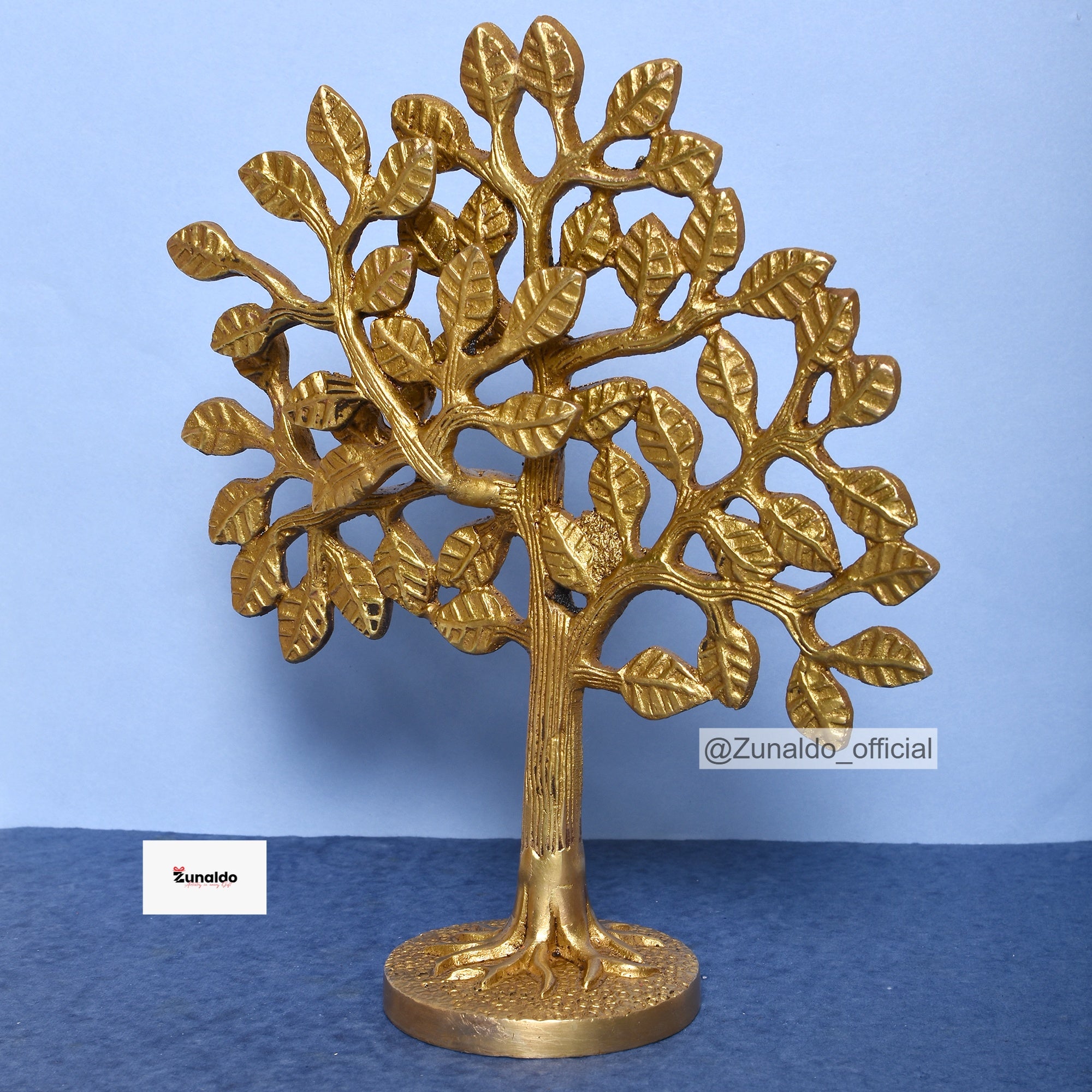 Brass Tree on Base - 7 Inch