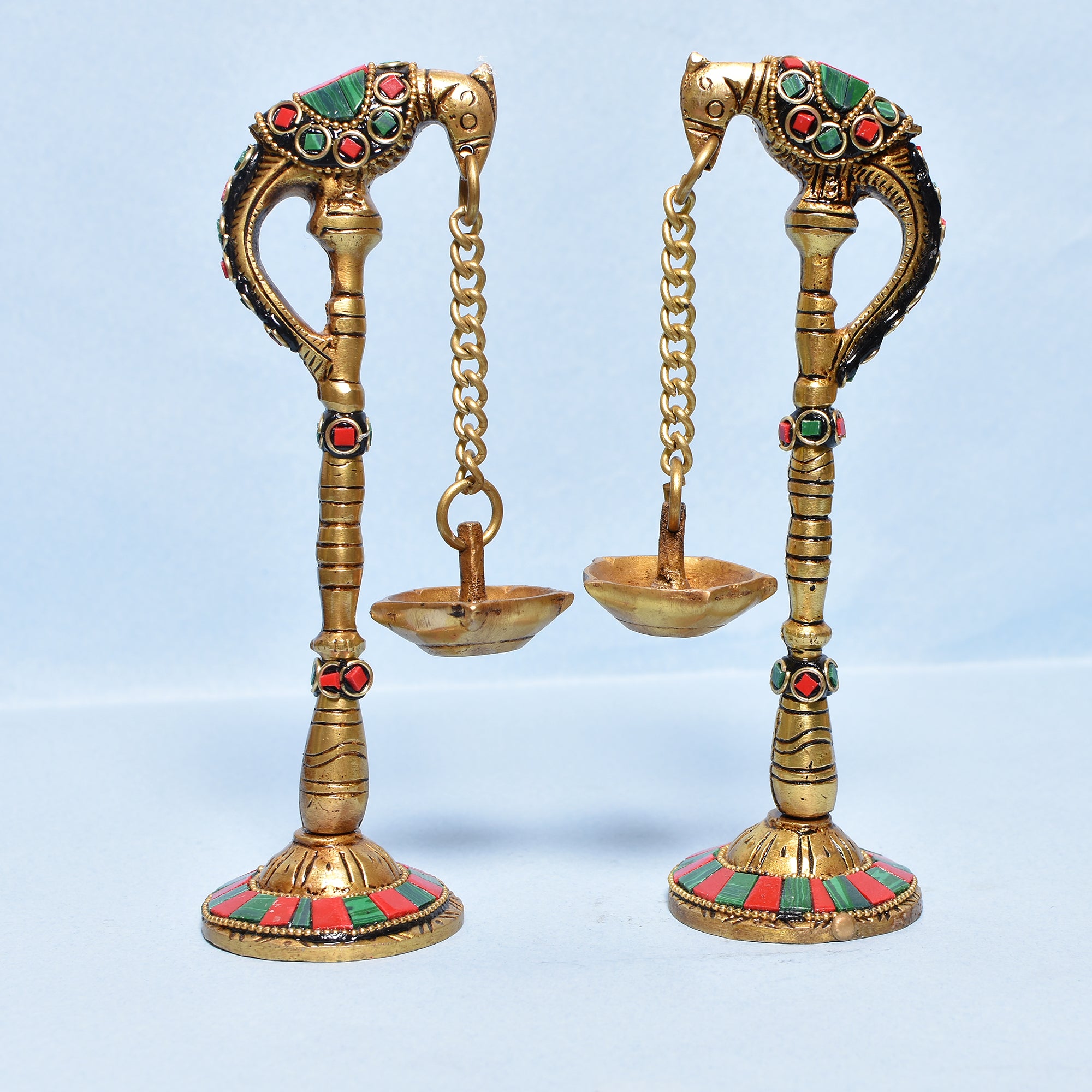 PARROT HANGING NNDIYA SET 8*2.5 IN