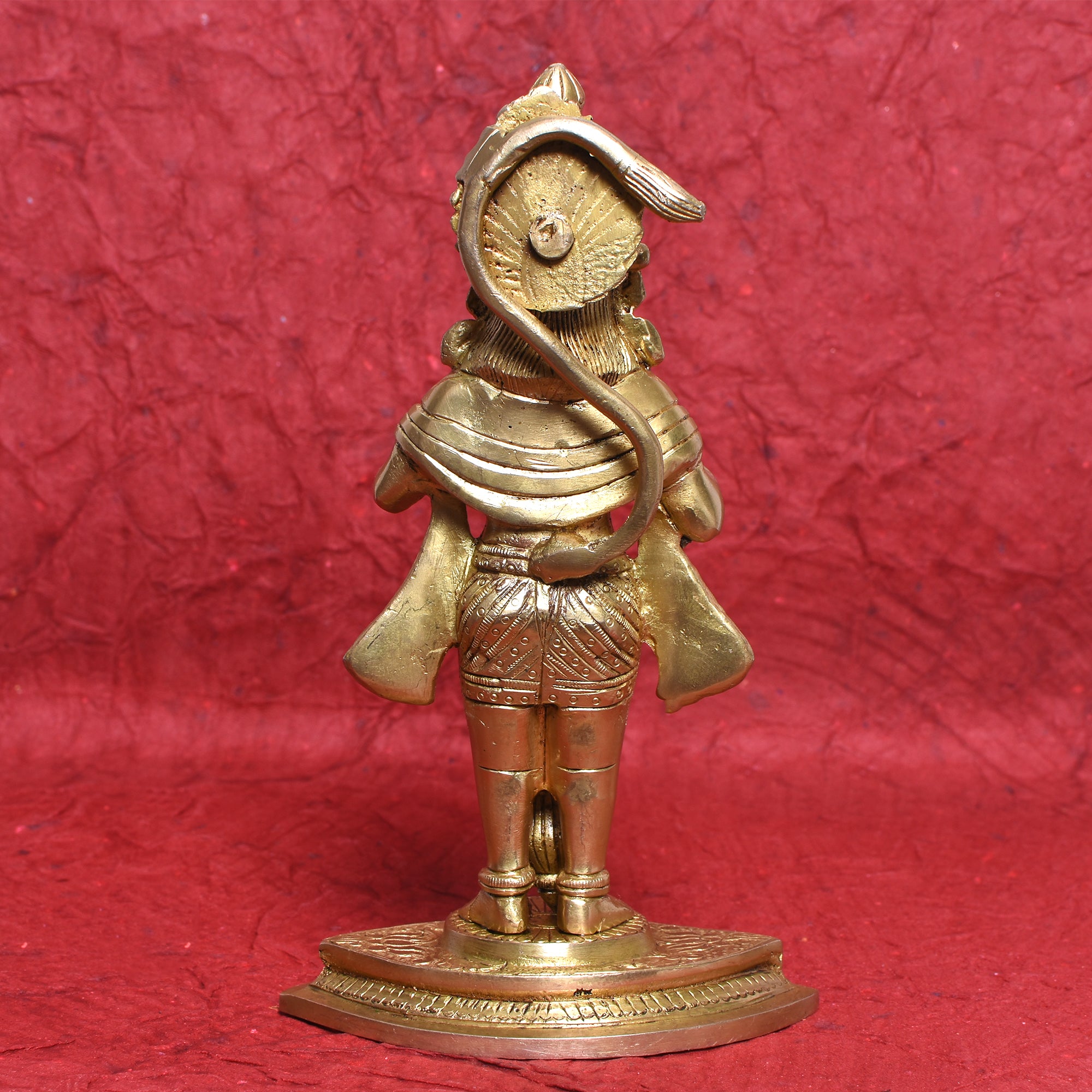 Brass Hanuman Idol – Symbol of Devotion & Strength