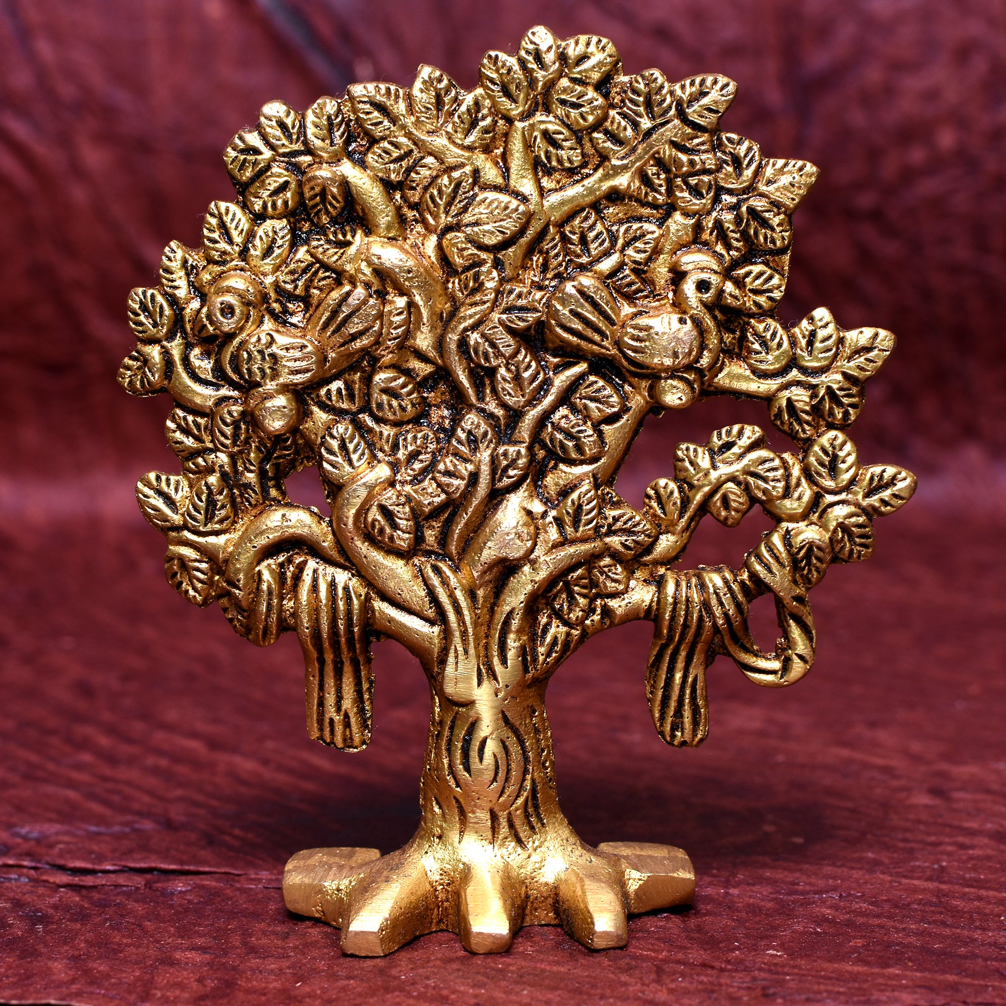 Pure Brass Mini Kalpavriksha (Tree of life)Size : 4 IN