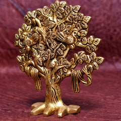 Pure Brass Mini Kalpavriksha (Tree of life)Size : 4 IN