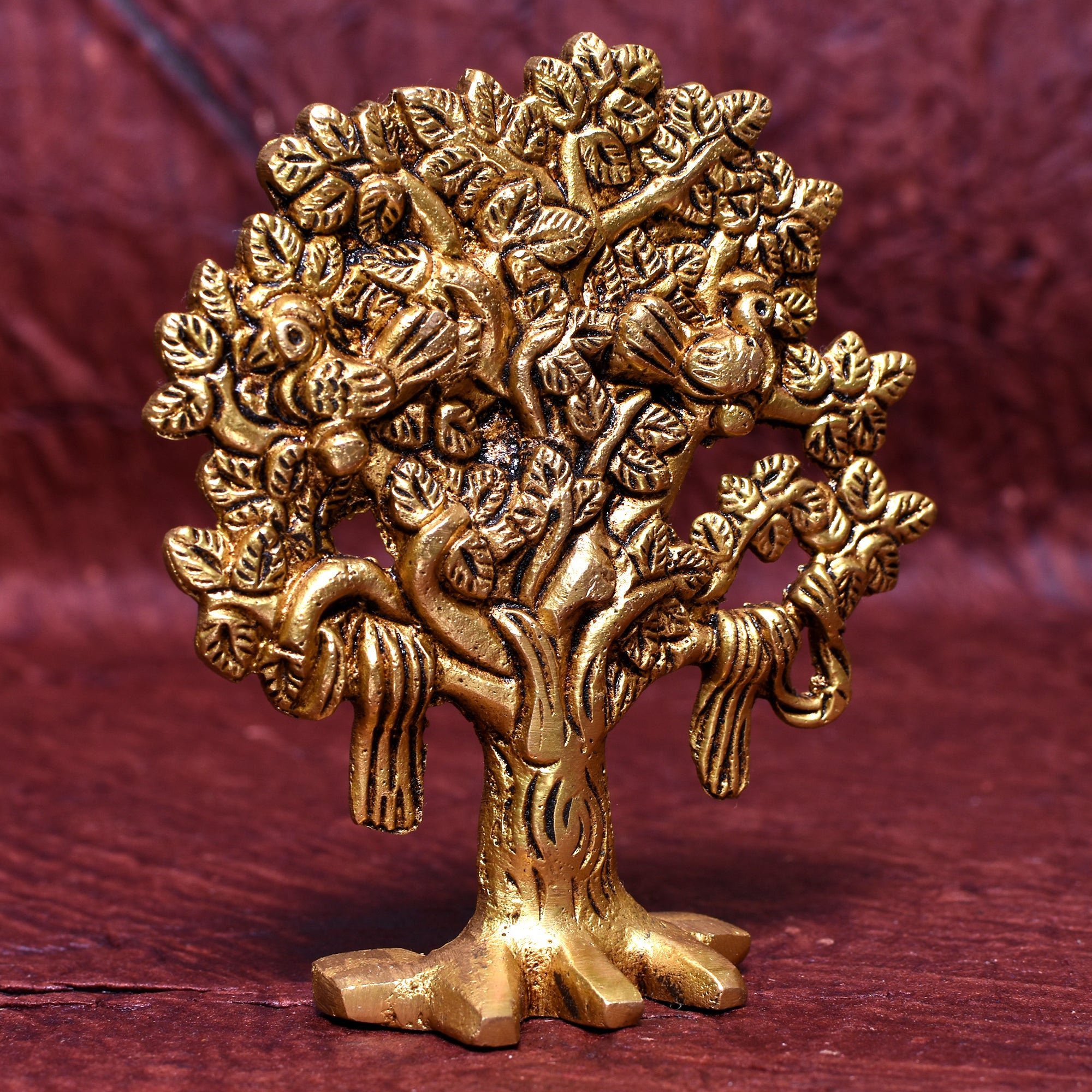 Pure Brass Mini Kalpavriksha (Tree of life)Size : 4 IN
