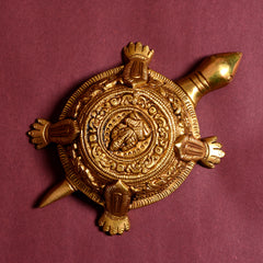 Decorative Brass Tortoise – Traditional Indian Home Accent