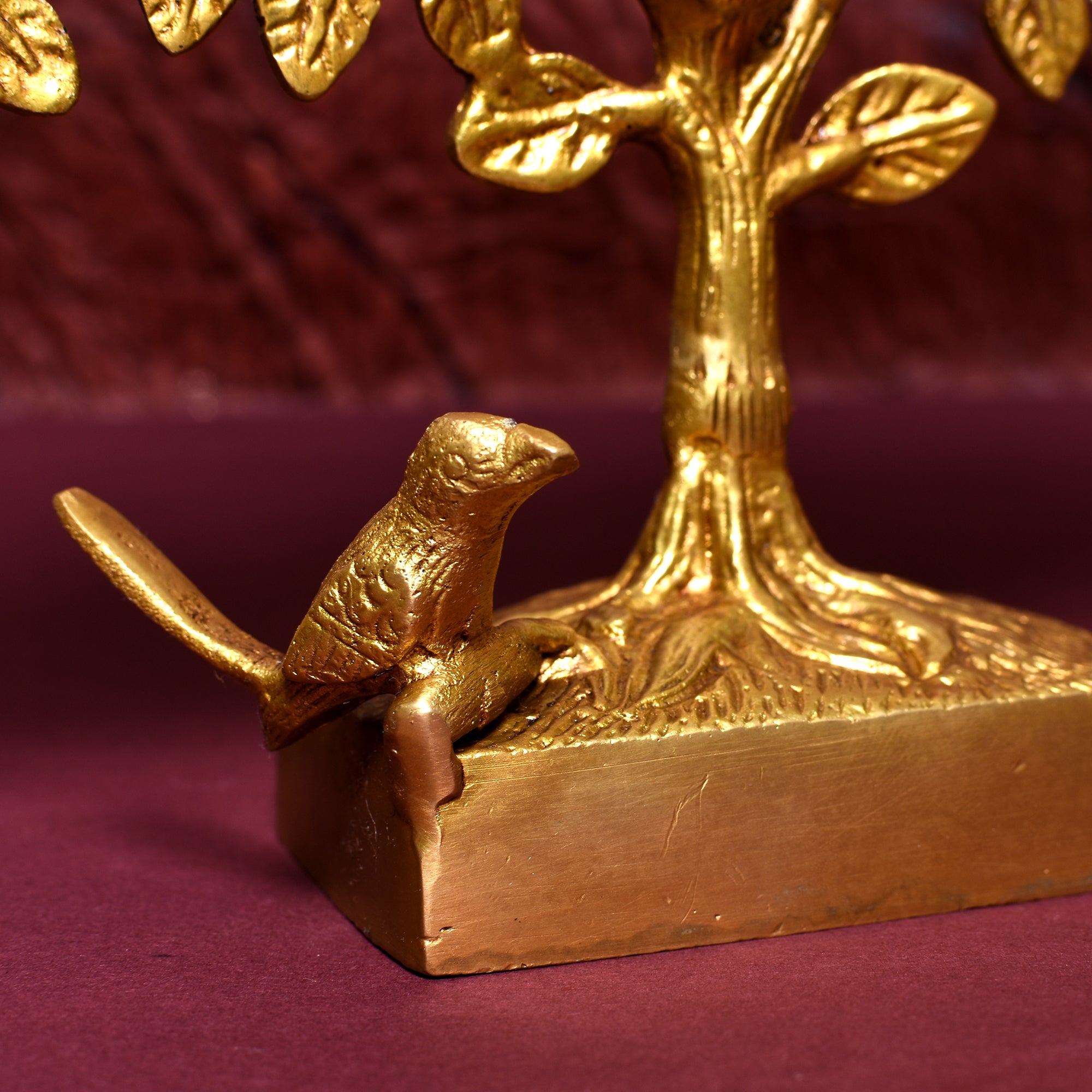 Pure Brass Kalpavriksha  tree with Birds - Tree of Life 11" (1.7Kg)