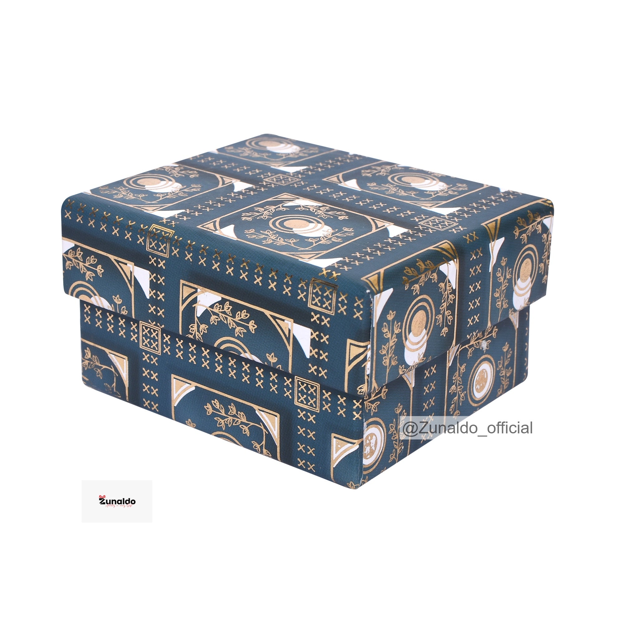 Brass LW Laxmi Ganesh in Gift Box - 1.2 Inch