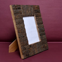 Nature-Inspired Wooden Frame – Earthy Texture & Timeless Charm 11.5(CM)