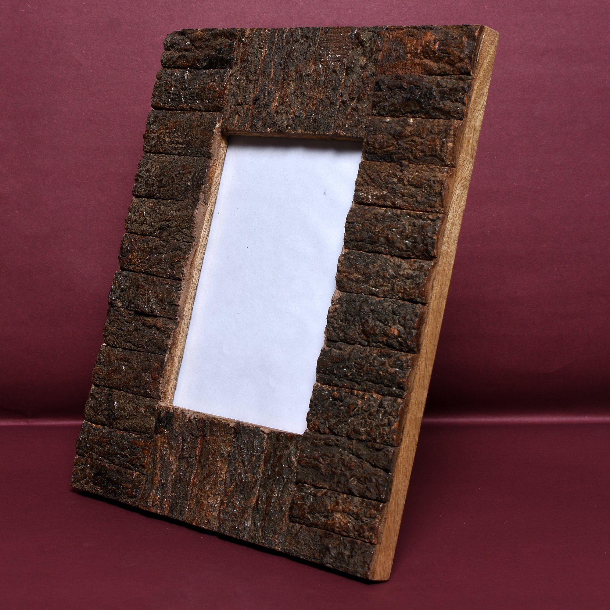 Nature-Inspired Wooden Frame – Earthy Texture & Timeless Charm 11.5(CM)