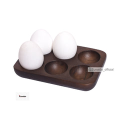 Wooden Egg Tray - Holds 6 Eggs
