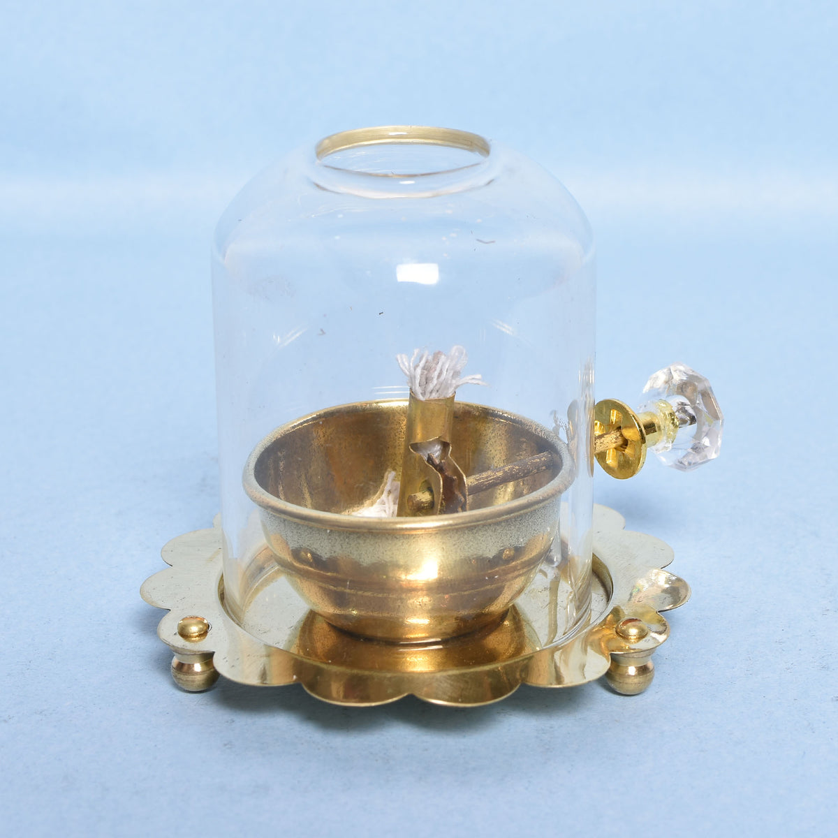 Heritage Brass Deepam – Traditional Indian Ritual Lamp 4 (inch)