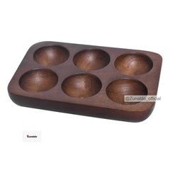 Wooden Egg Tray - Holds 6 Eggs