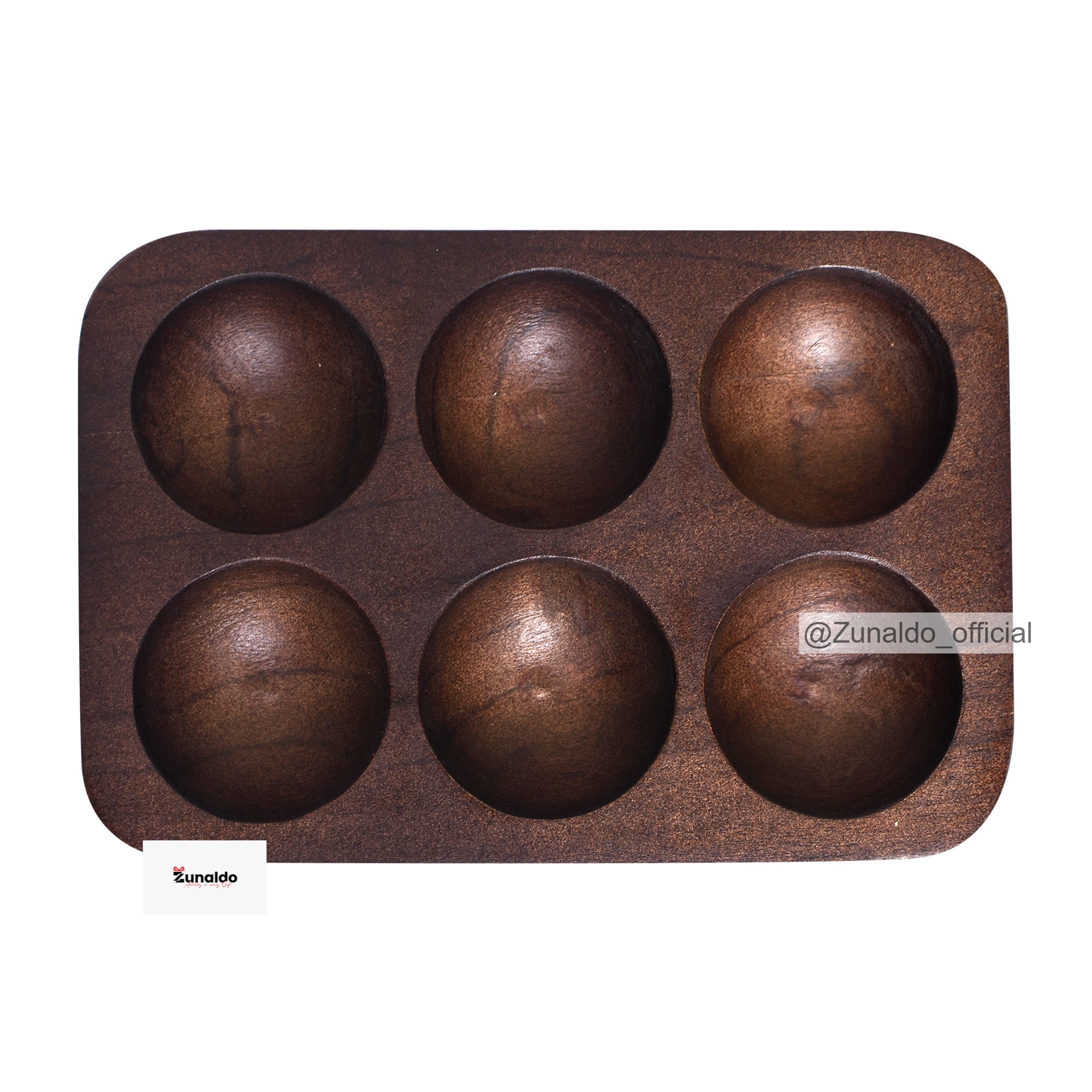 Wooden Egg Tray - Holds 6 Eggs