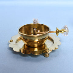 Heritage Brass Deepam – Traditional Indian Ritual Lamp 4 (inch)