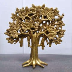 Brass Tree of Life – Handcrafted Symbolic Sculpture for Home & Office Decor 7.5 (inch)