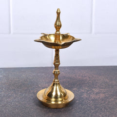 Traditional Brass Annam Kuthu Vilakku (Diya Lamps) – 7 Inch