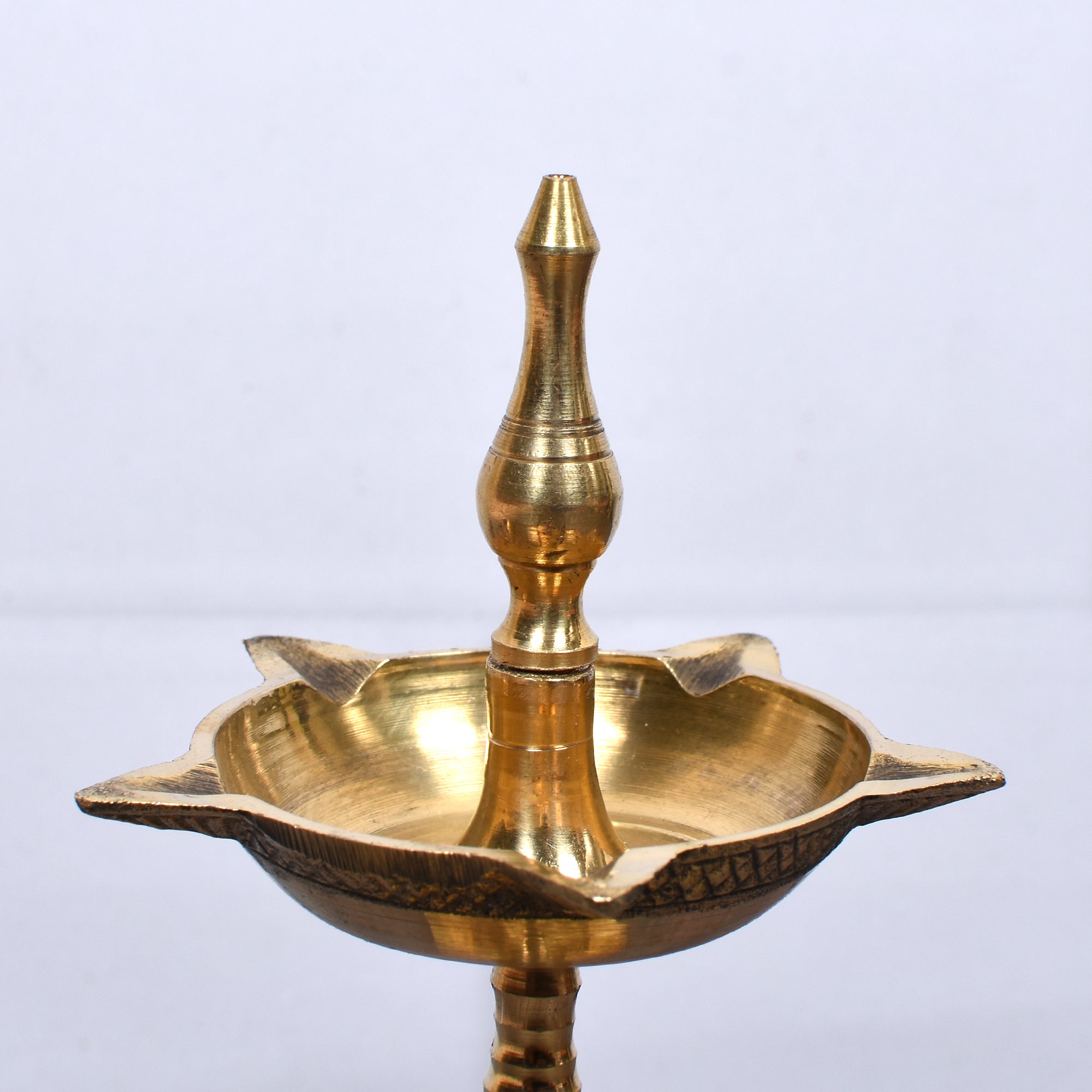 Premium Brass Diya Set of 2 – Traditional Pooja Deepam