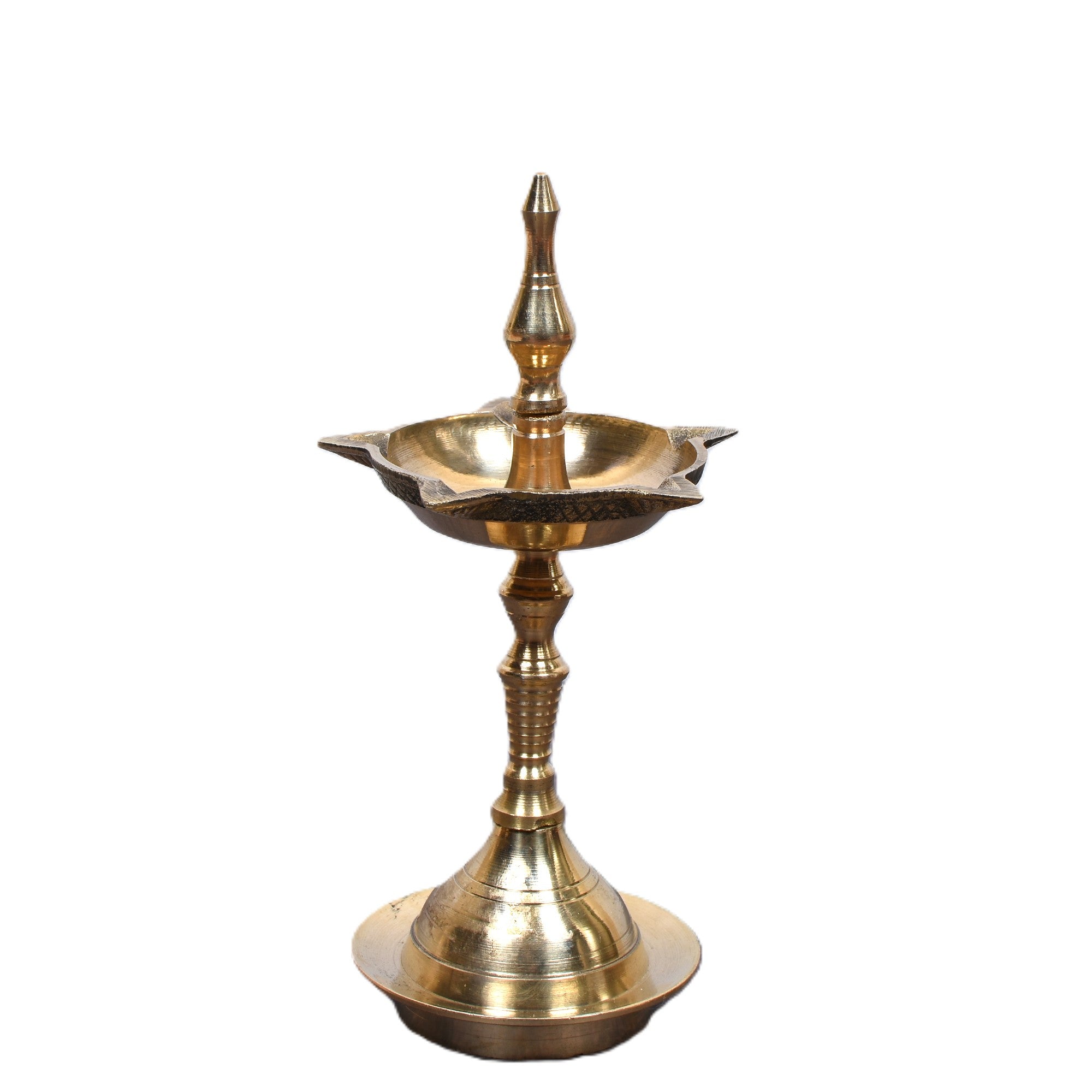 Traditional Brass Annam Kuthu Vilakku (Diya Lamps) – 7 Inch