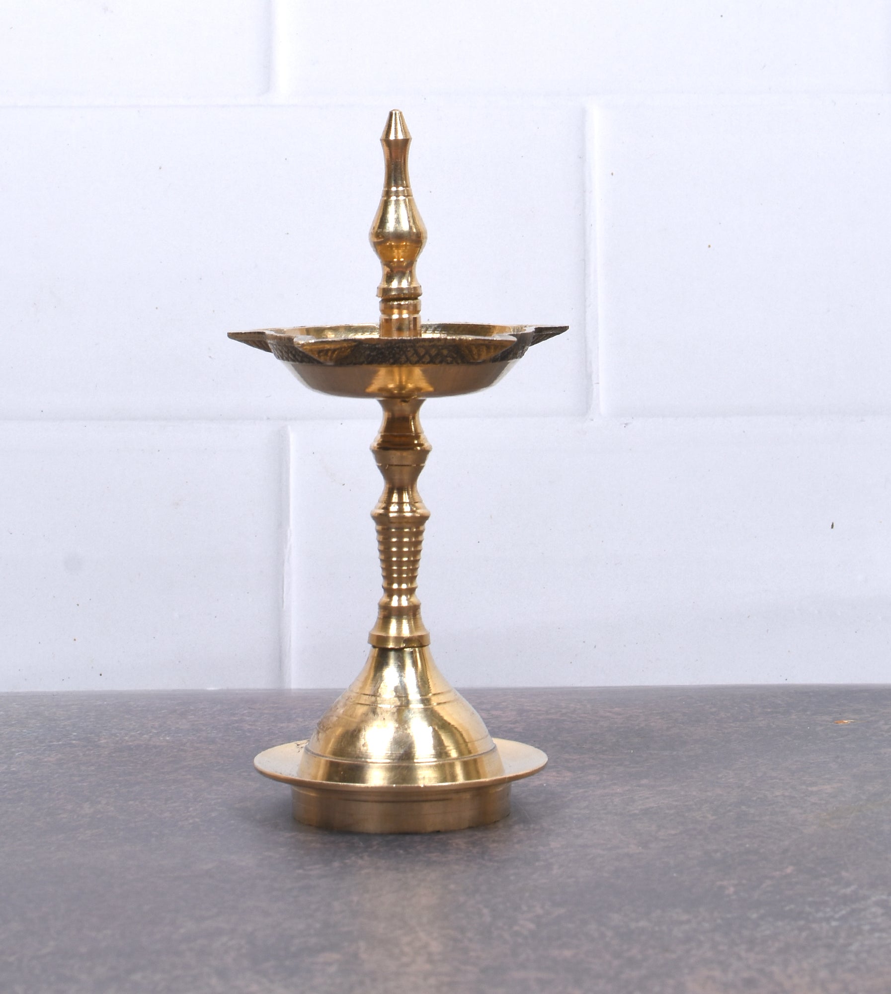 Traditional Brass Annam Kuthu Vilakku (Diya Lamps) – 7 Inch