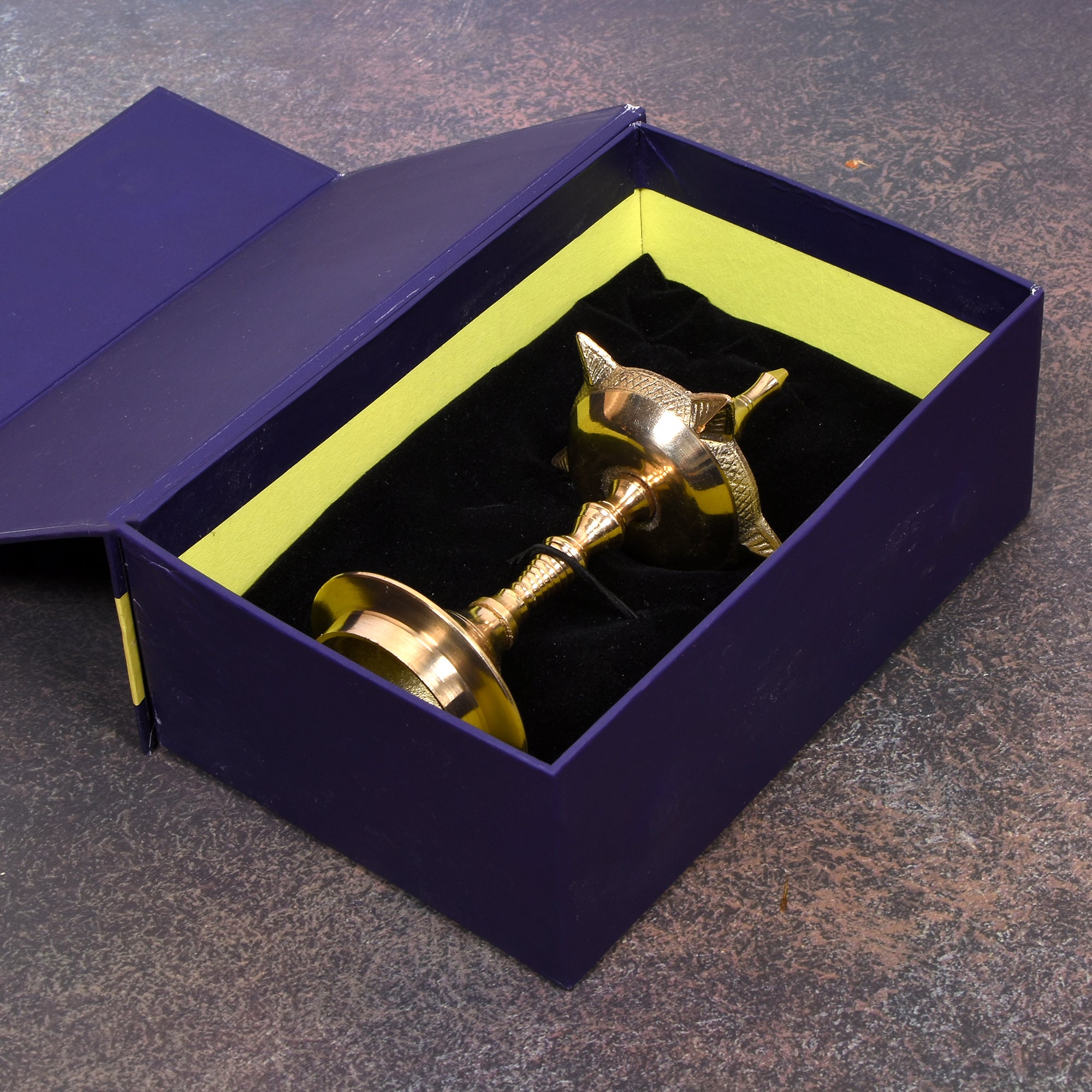 Traditional Brass Annam Kuthu Vilakku (Diya Lamps) – 7 Inch