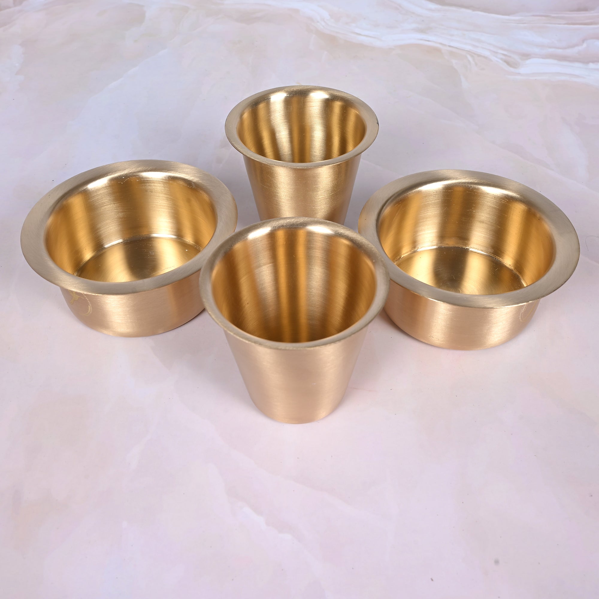 Pure Brass Dabara Set of 2