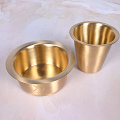 Pure Brass Dabara Set of 2
