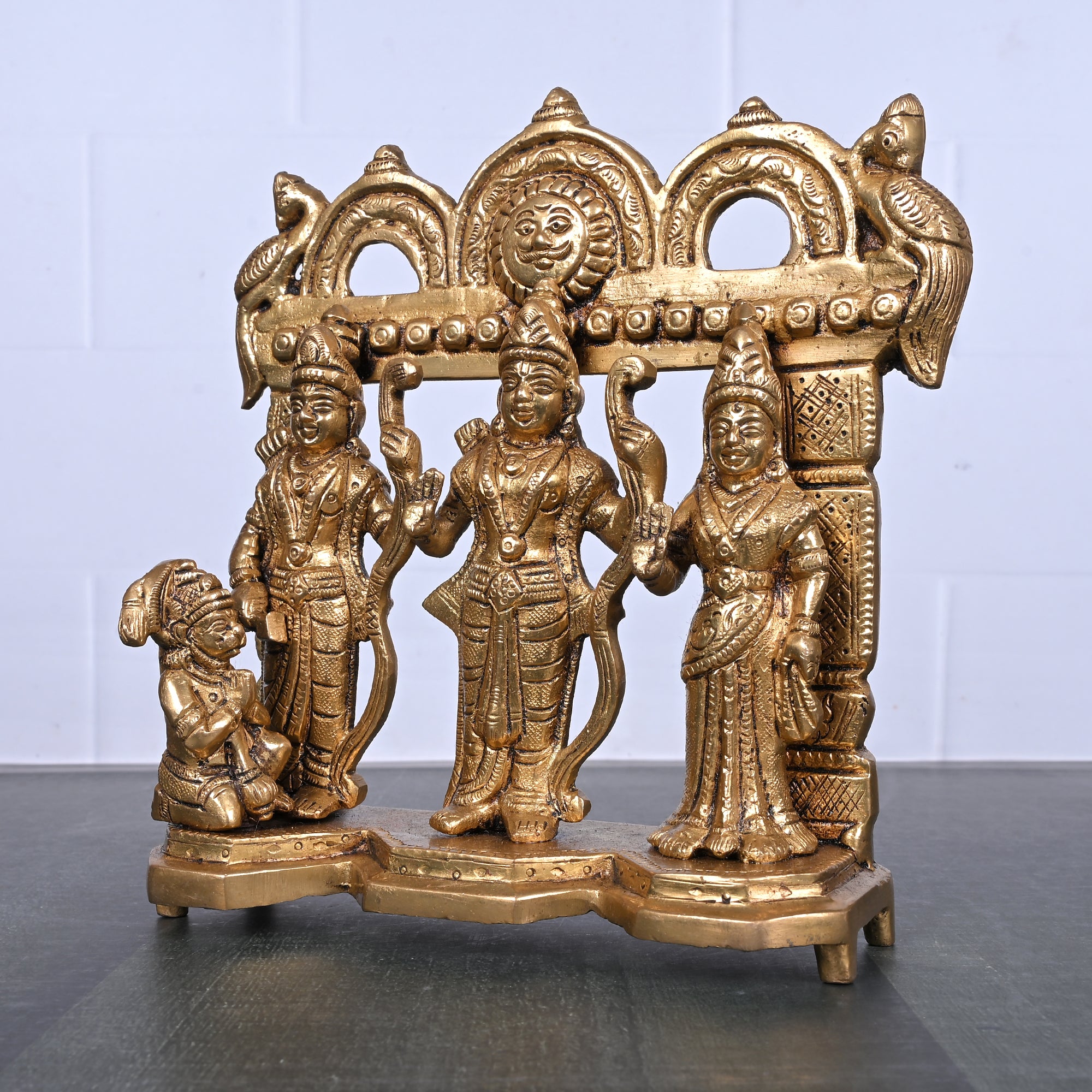 RAM DARBAR ON DESIGNER BASE & SUN RING 7.5"