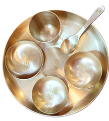Kansa Premium Handcrafted Thali Set