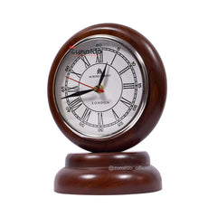 Vintage Table Clock – 8 Inch | Premium Mango Wood | Roman Dial