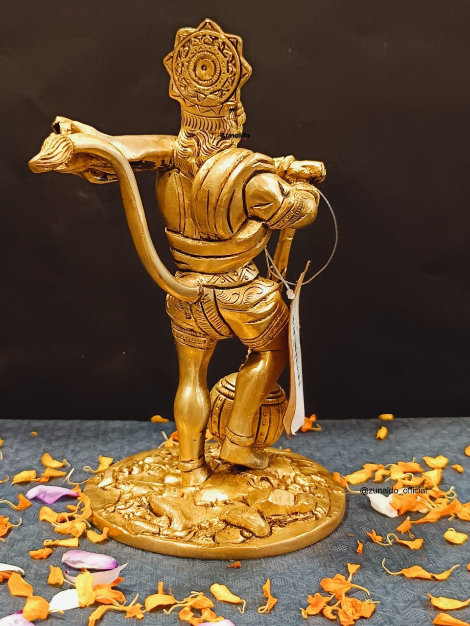 Brass Lord Hanuman Idol – Divine Home Decor & Gift