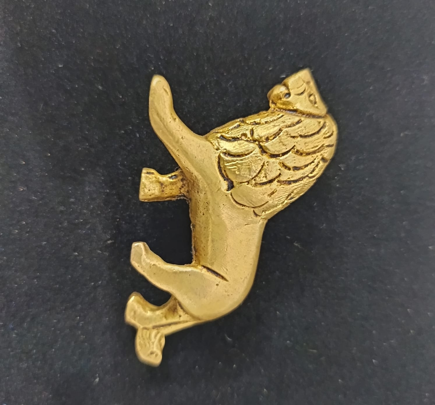 Handcrafted Brass Lion Pair Figurines for Home & Office Décor