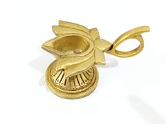 Handcrafted Brass Lotus Diya (Oil Lamp) for Pooja & Home Décor