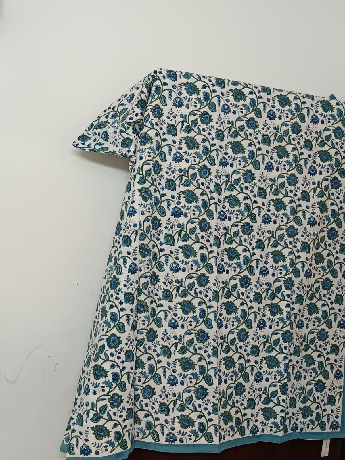 Hand Block Printed Cotton Bedsheet  (90 X108 ) IN