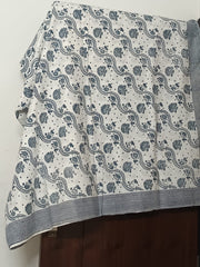 Hand Block Printed Cotton Bedsheet  (90 X108 ) IN