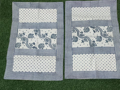 Hand Block Printed Cotton Bedsheet  (90 X108 ) IN